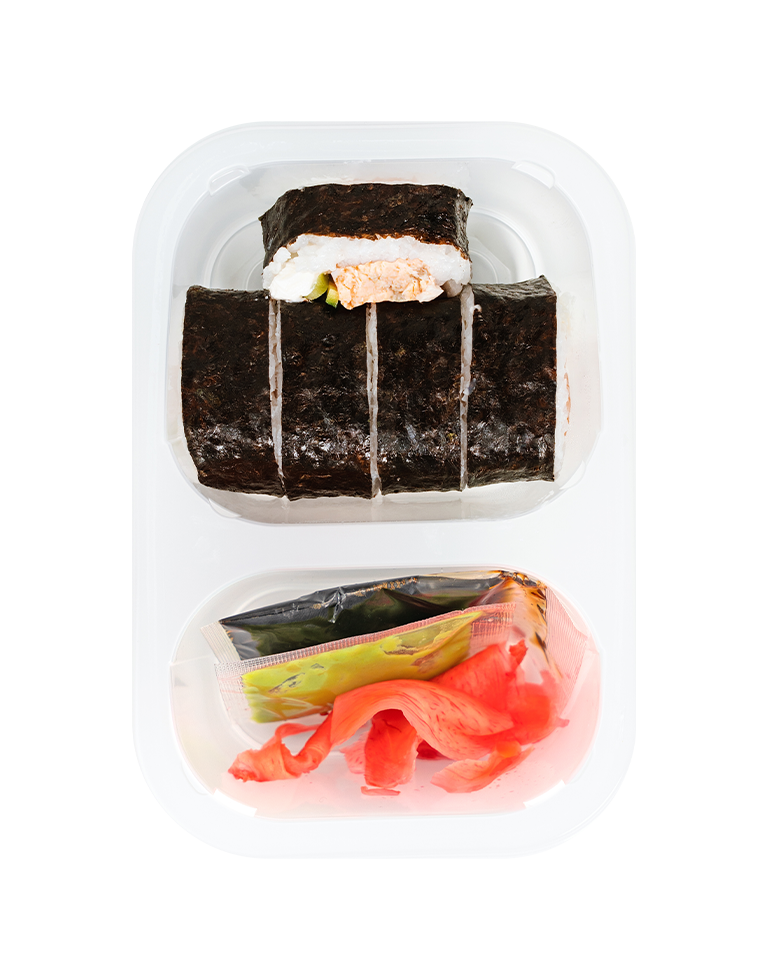 Philadelphia z pieczonym łososiem