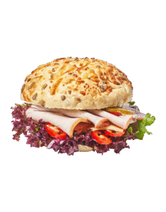 Kanapka podlaska z szynką, serem i kiszonym ogórkiem