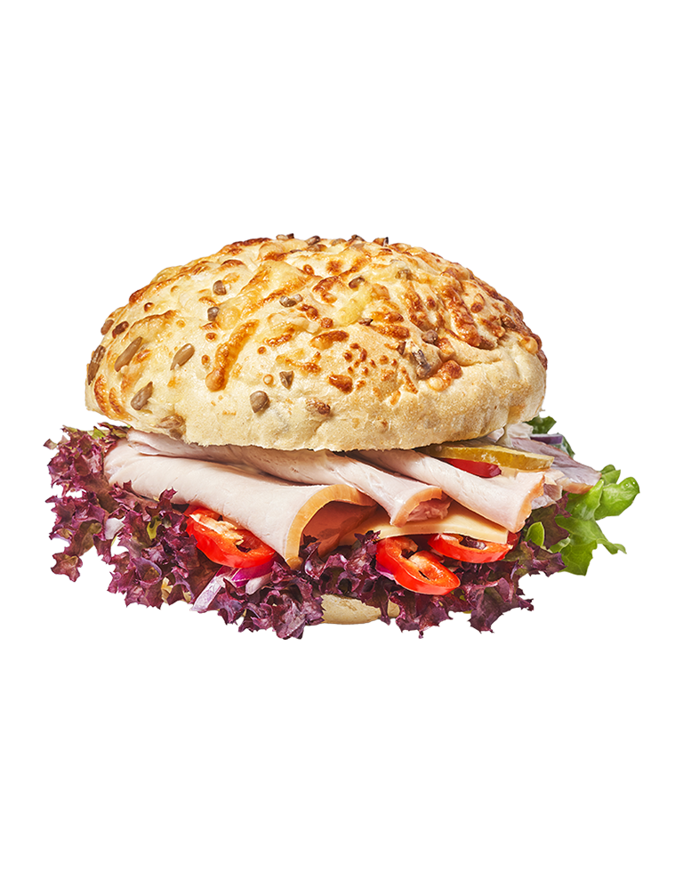 Kanapka podlaska z szynką, serem i kiszonym ogórkiem