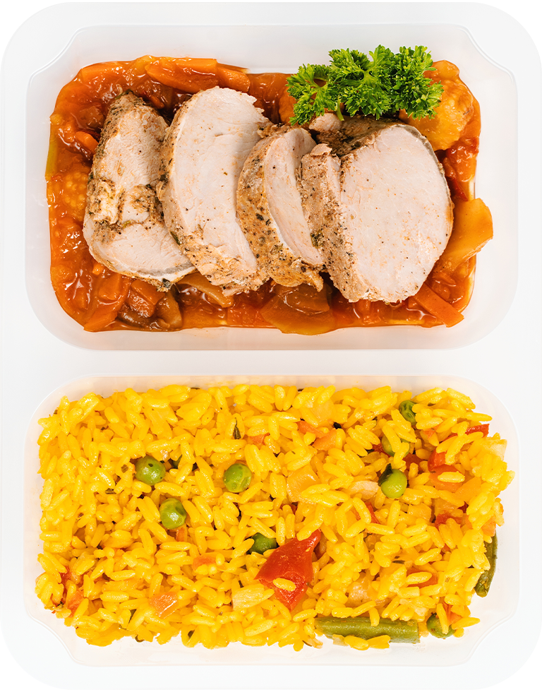 Polędwiczka w sosie słodko-kwaśnym